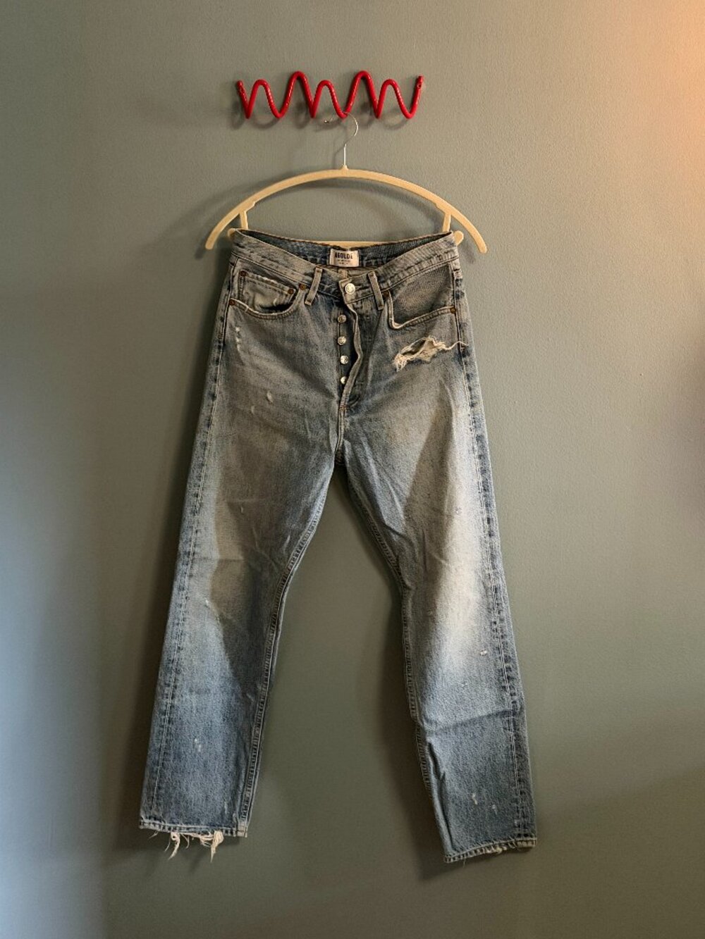 AGOLDE Women's Blue Jeans Size 26